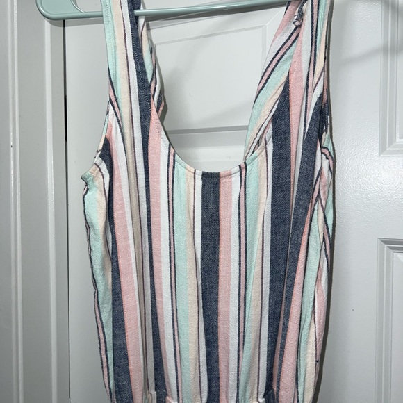 Cloth & Stone Anthropologie Stripe Jumpsuit size XS EUC - Picture 3 of 4